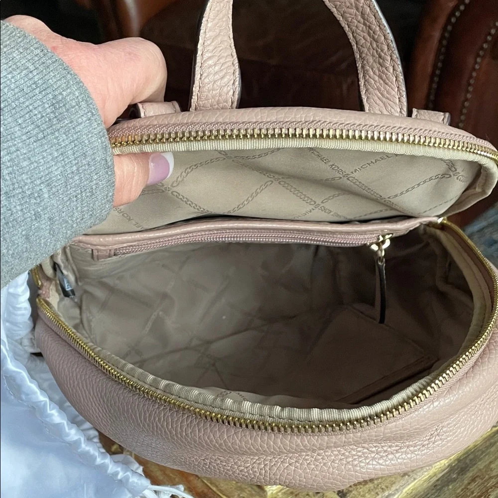 Michael Kors Blush Leather Backpack